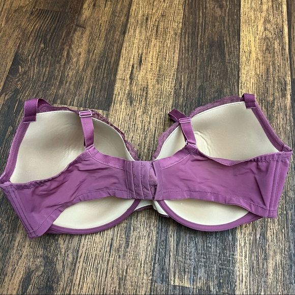 Adore Me Purple and Pink Bra - Picture 3 of 6